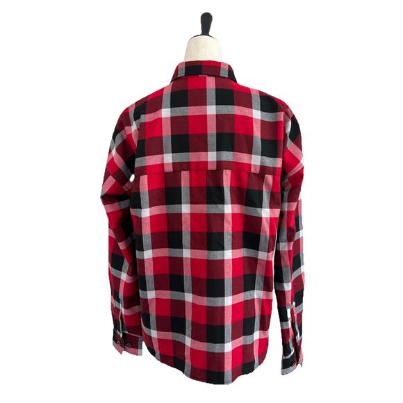 Dixxon Flannel Co Womens Shirt Medium Form & Function Red Plaid Mr. Horsepower - Picture 2 of 12